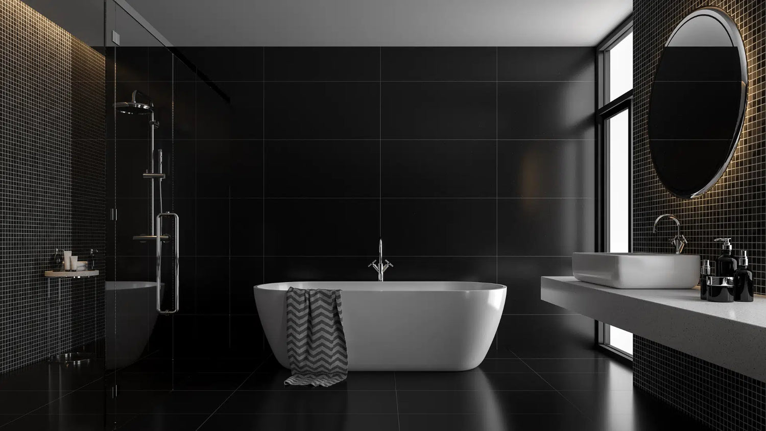 Pommeau de douche noir mat : tendances déco, finitions et entretien