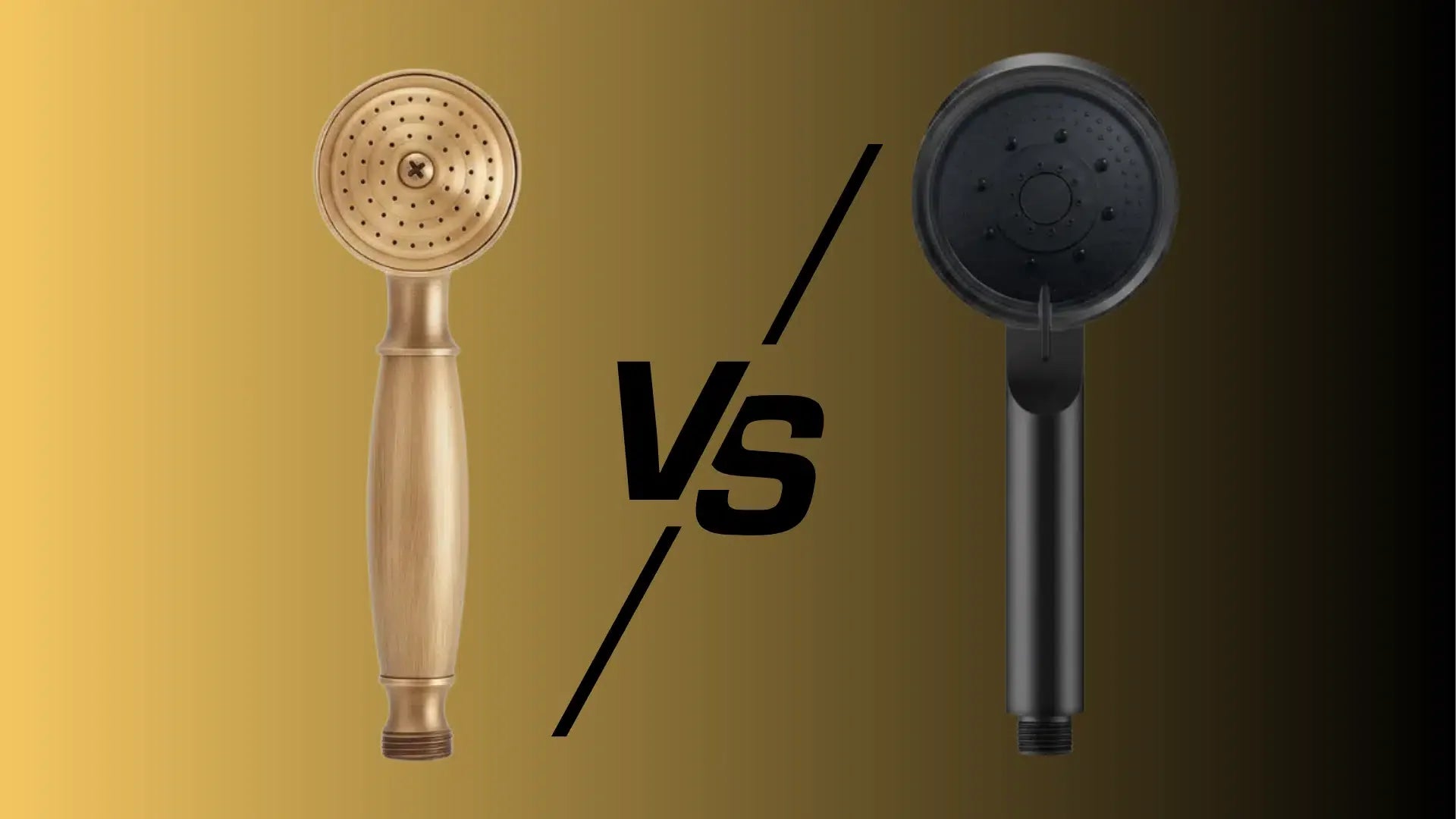 Pommeau de douche doré ou noir : comment choisir entre les deux finitions tendance ?