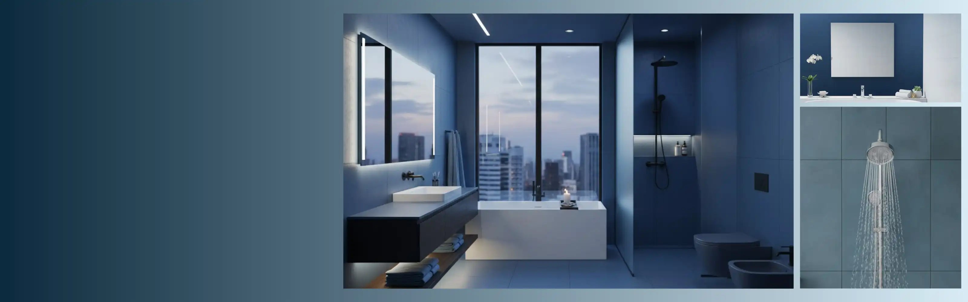 Pommeau de douche double