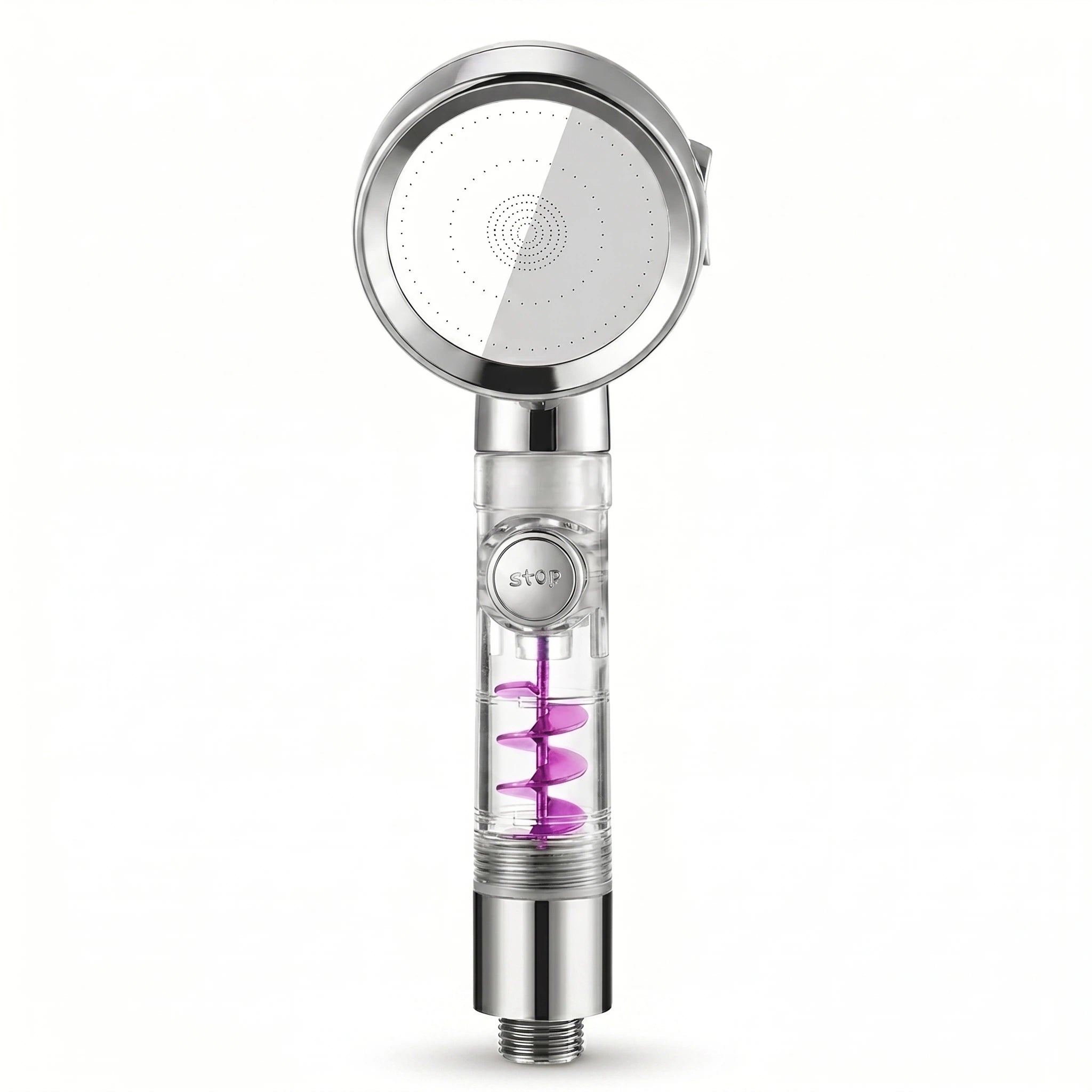 Pommeau de douche anti calcaire turbo chargé