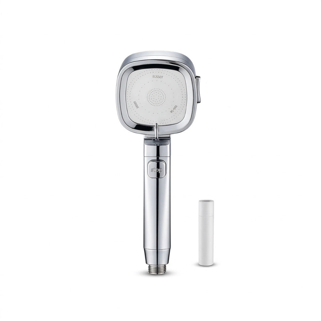 Pommeau de douche économique haute pression - vue principale sur fond blanc