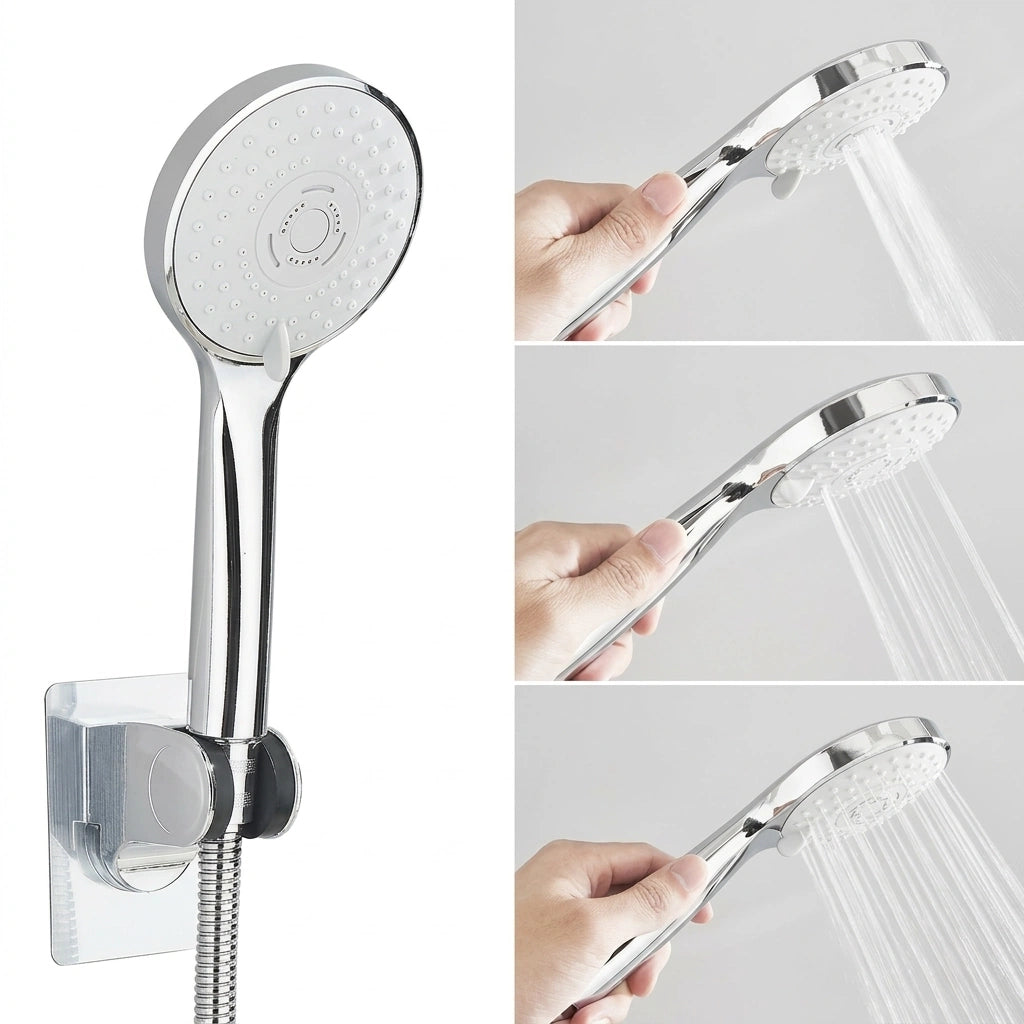 Pommeau de douche double tête diffrent jet.