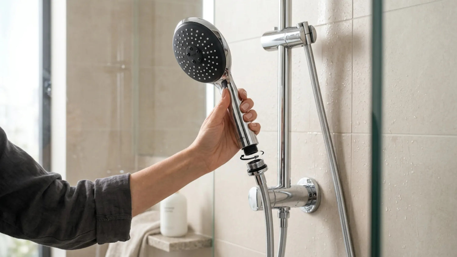 Comment démonter un pommeau de douche ?