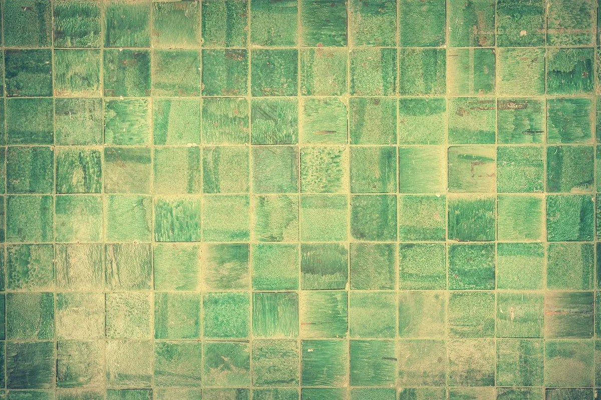 Carrelage de salle de bain en gros plan