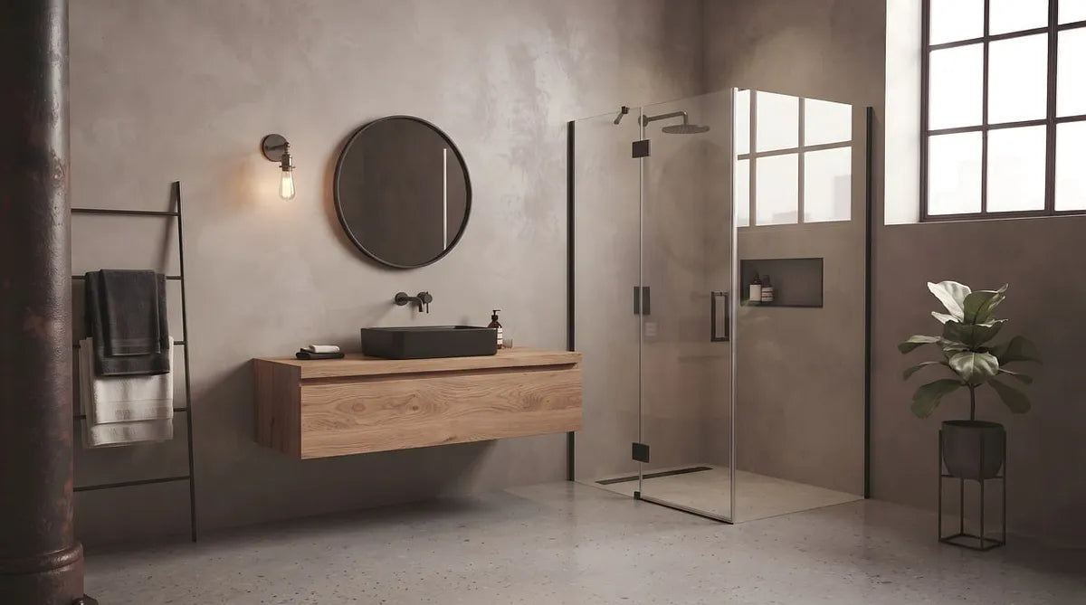 Salle de bain moderne et lumineuse