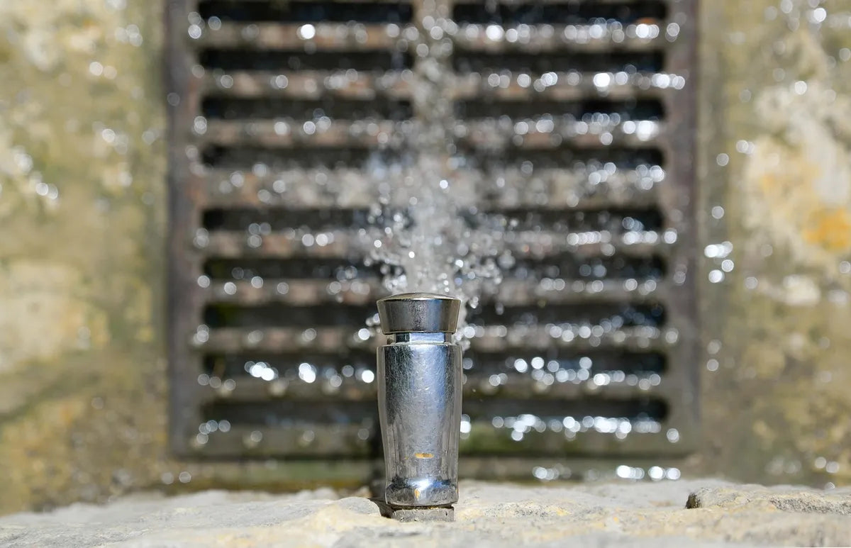Gouttes d'eau - pommeau douche joint fuite raccord