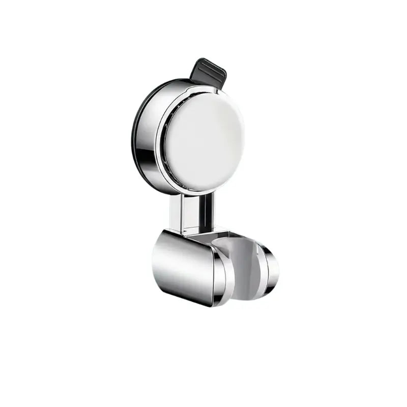 Ventouse support argent sur fond blanc 