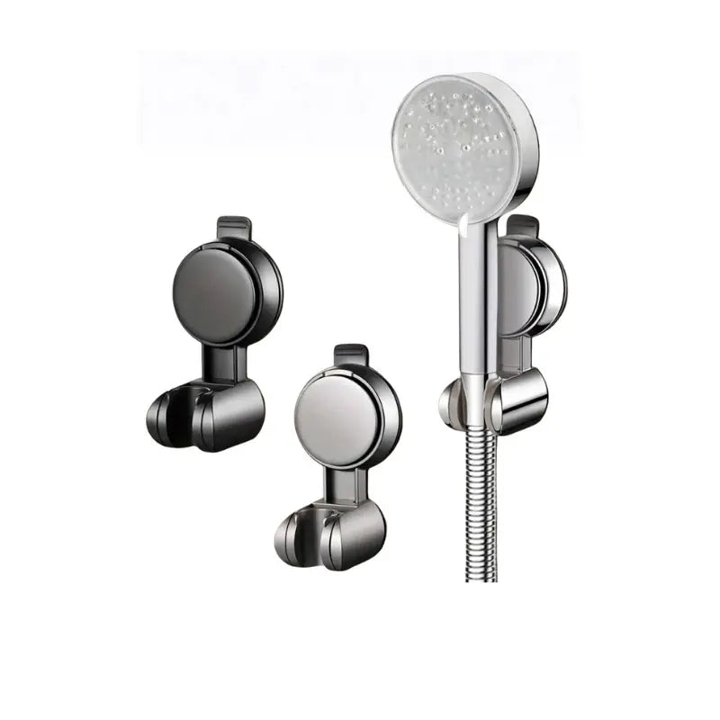 Ensemble de support ventouse sur fond blanc 