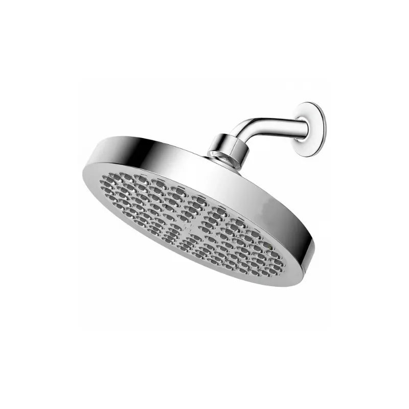 Pommeau de douche à pluie rond haute pression chrome avec bras