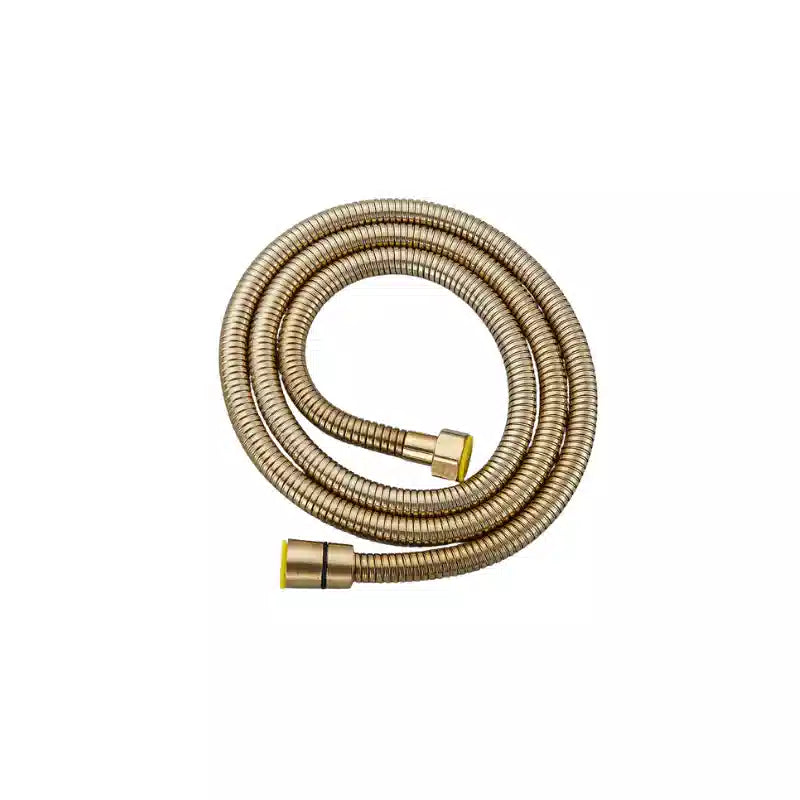 Raccord doré sur fond blanc