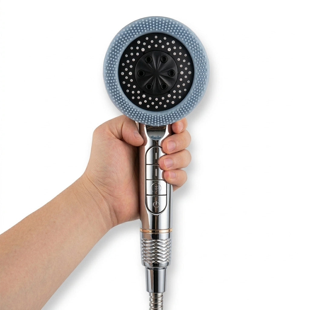 Pommeau de douche économique connecté avec filtre
